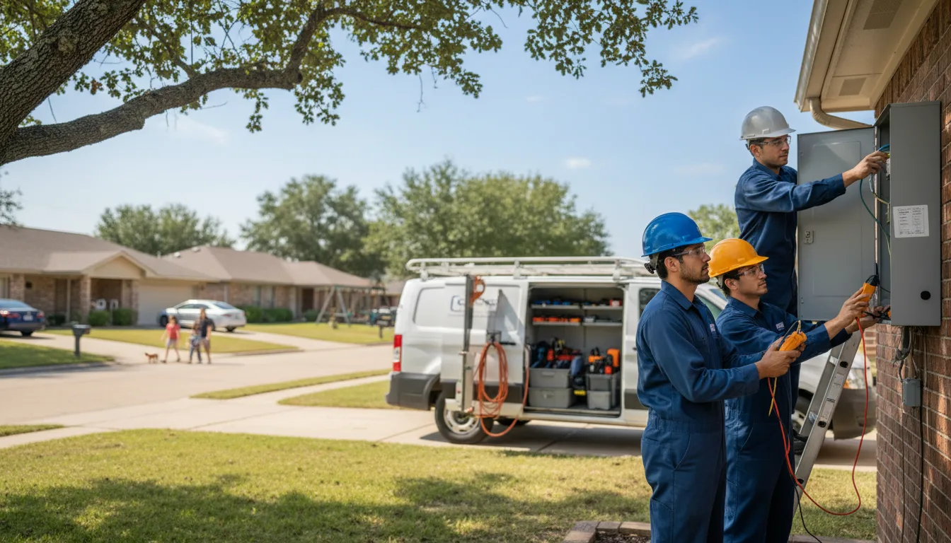 Certified electrician providing emergency electrical services in Lester, AL